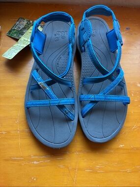 RealTree Blue Comfort Sandals - Lightweight Adjustable Strap.NWT